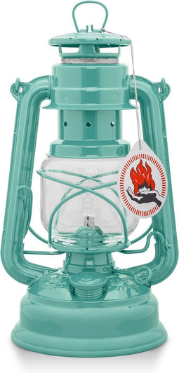 Feuerhand Stormlantaarn Baby special 276 - Lichtgroen - 13.5x15x26.5cm - Modern