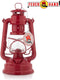 Feuerhand Stormlantaarn Baby special 276 - Rood - 13.5x15x26.5cm - Modern