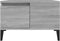 vidaXL - Salontafel - 55x55x36,5 - cm - bewerkt - hout - grijs - sonoma - eikenkleurig