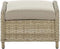 Beliani PONZA - Loungeset voor 2 - Beige - PE rotan