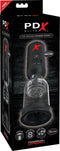 Pipedream PDX Elite Vibrerende Power Penis Pomp met Stimulatie – Transparant