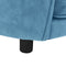 vidaXL - Hondenbank - 69x49x40 - cm - pluche - turquoise