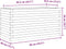 vidaXL - Plantenbak - 90x40x46 - cm - geïmpregneerd - grenenhout