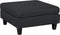 FEVIK - Ottomaan - Zwart - Polyester