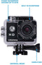 Grundig Action Cam HD 720p - Compactcamera - 5 Megapixel - Zwart