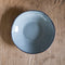 Dutch Rose Organic Diepe Borden - Pasta bord - Ø 23,5cm - Stoneware Handgemaakt - Blauw