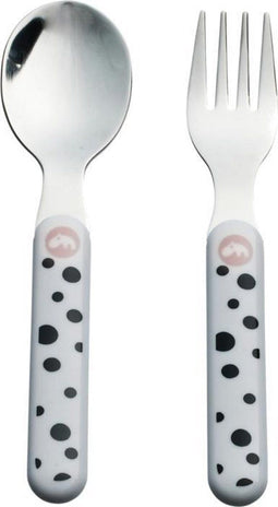 Done by Deer Bestekset Happy Dots Powder