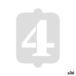 Taartsjabloon Algon Cijfer 4 (36 Stuks)