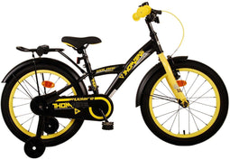 Volare Thombike - Kinderfiets - 18 inch - Afneembare zijwieltjes - Zwart Geel