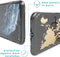 iMoshion Design voor de iPhone 11 Pro hoesje - Let's Go Travel - Zwart / Goud