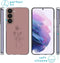 iMoshion Hoesje Geschikt voor Samsung Galaxy S22 Hoesje Siliconen - iMoshion Design hoesje - Roze / Floral Pink