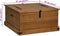 vidaXL - Opbergkist - HALDEN - 91x91x47 - cm - massief - grenenhout