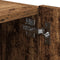 vidaXL - TV - Wandkast - met - LED - Verlichting - Oud - Hout - 100x35x31 - cm