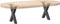 vidaXL - Salontafelpoten - 2 - st - X-vormig - 30x(30-31) - cm - staal - antraciet