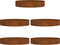 vidaXL - Tuinplanten - 5 - stuks - 120x120x20 - cm - Cortenstaal