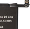 Accu geschikt voor Huawei Mate 20 Lite, Li-Polymer, 3.82V, 3650mAh, 13.9Wh, ingebouwd, zonder gereedschap