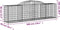 vidaXL - Schanskorven - 8 - st - gewelfd - 300x50x80/100 - cm - gegalvaniseerd - ijzer