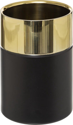 Secret de Gourmet Wijnkoeler - Ø12cm - Roestvrij staal - Goud/Zwart