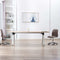 vidaXL - Eetkamerstoelen - draaibaar - 2 - st - stof - taupe