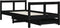 vidaXL - Kinderbedframe - met - lades - 80x160 - cm - massief - grenenhout - zwart