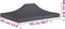 vidaXL - Partytentdak 270 g/m² - 4,5x3 m - Antraciet