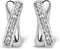 TI SENTO Dames Oorbellen - 925 zilver - Zirconia wit - 7667ZI