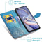 iMoshion Hoesje Geschikt voor Oppo Reno4 Z 5G Hoesje Met Pasjeshouder - iMoshion Mandala Bookcase - Turquoise