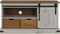 vidaXL - Tv-meubel - HALDEN - met - schuifdeur - wit - 110x40x60 - cm - massief - hout
