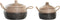 Basket spelset DKD Home Decor Natuurlijk Grijs Zeegras (41 x 41 x 36 cm) (2 pcs)