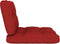 vidaXL - Palletkussens - 2 - st - stof - rood