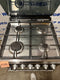 Wiggo WO-E609R(BX) - Gasfornuis - 61L oven - RVS design