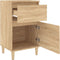 vidaXL - Nachtkastjes - 2 - st - 40x35x70 - cm - bewerkt - hout - sonoma - eikenkleurig