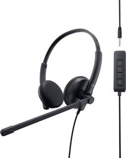 Dell WH1022 - On-Ear Headset - Ruisonderdrukkende microfoon - Zwart