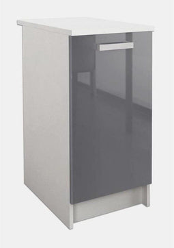 START Keukenbasis L 40 cm - Glanzend grijs