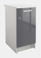 START Keukenbasis L 40 cm - Glanzend grijs