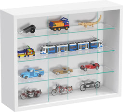 Vitrinekast staande hangende wandvitrine - schuifdeuren - 50 x 40 x 13 cm