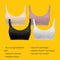 Medela Keep Cool Ultra - Naadloze voedings- en zwangerschapsbh - Ademend en Soft Touchmateriaal - Wit - Maat L