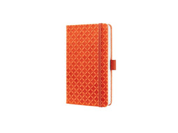 Sigel - notitieboek - A6 - Jolie Flair - hardcover - 174 pagina's - lijn - 80 grams papier - pompoen oranje - SI-JN124