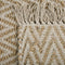 AFRIN - Laagpolig vloerkleed - Beige - 50 x 80 cm - Katoen