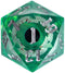 Dobbelstenen-Set Oog Liquid Groen