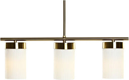 Plafondlamp DKD Home Decor Gouden Wit (60 x 15 x 25 cm)