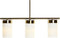 Plafondlamp DKD Home Decor Gouden Wit (60 x 15 x 25 cm)