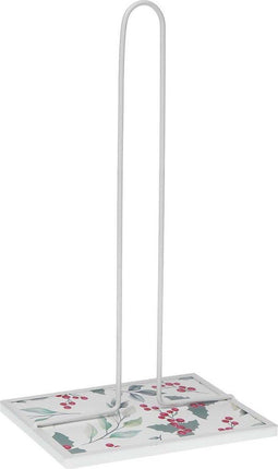 Houder voor keukenpapier Versa Acebo Metaal Staal Hout MDF 16,5 x 31 x 13 cm