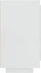 vidaXL - Dressoir - 80x40x75 - cm - bewerkt - hout - hoogglans - wit