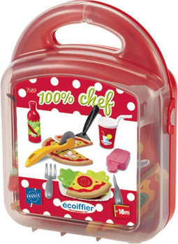 Ecoiffier 100% Chef Pizza in Koffer