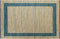 vidaXL - Vloerkleed - handgemaakt - 120x180 - cm - jute - blauw