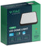 V-TAC VT-8618SQ-S-B - LED Vierkant Koepellicht - Samsung chip 18W 1830 Lumen 3000K IP44 Zwart 250MM
