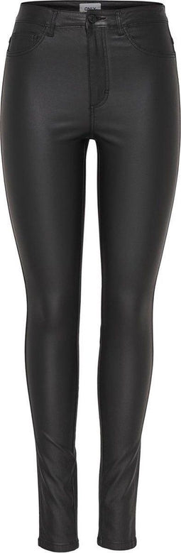 ONLY ONLROYAL HW SK ROCK COATED PIM NOOS - Gecoate skinny fit broek - High waist - Maat XL X L34