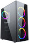 Gembird CCC-FC-1500RGB - Midi Tower PC - 3x 120 mm ventilatoren - Zwart