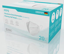 FFP2 EN149 mondkapjes - FFP2 mondkapje - FFP2 mondmasker - Mondkapje - Niet-medisch mondkapje - 5 laags mondkapje - Wit mondkapje - FFP2 - Perfect voor wintersport ⛷ - Ademhalingsmasker FFP2
